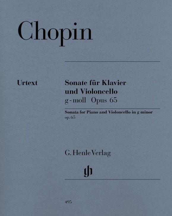 Chopin Frederic - Sonate Op.65 en Sol Mineur - Violoncelle et Piano Chopin Frederic - Sonate Op.65 en Sol Mineur - Violoncelle et Piano