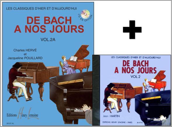 Herve Charles / Pouillard Jacqueline - de Bach A Nos Jours Vol.2a + Cd