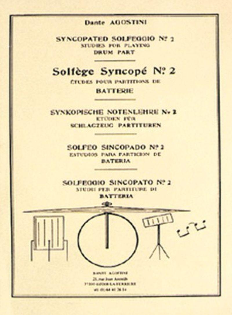 Agostini Dante - Solfege Syncope Vol.2 - Batterie