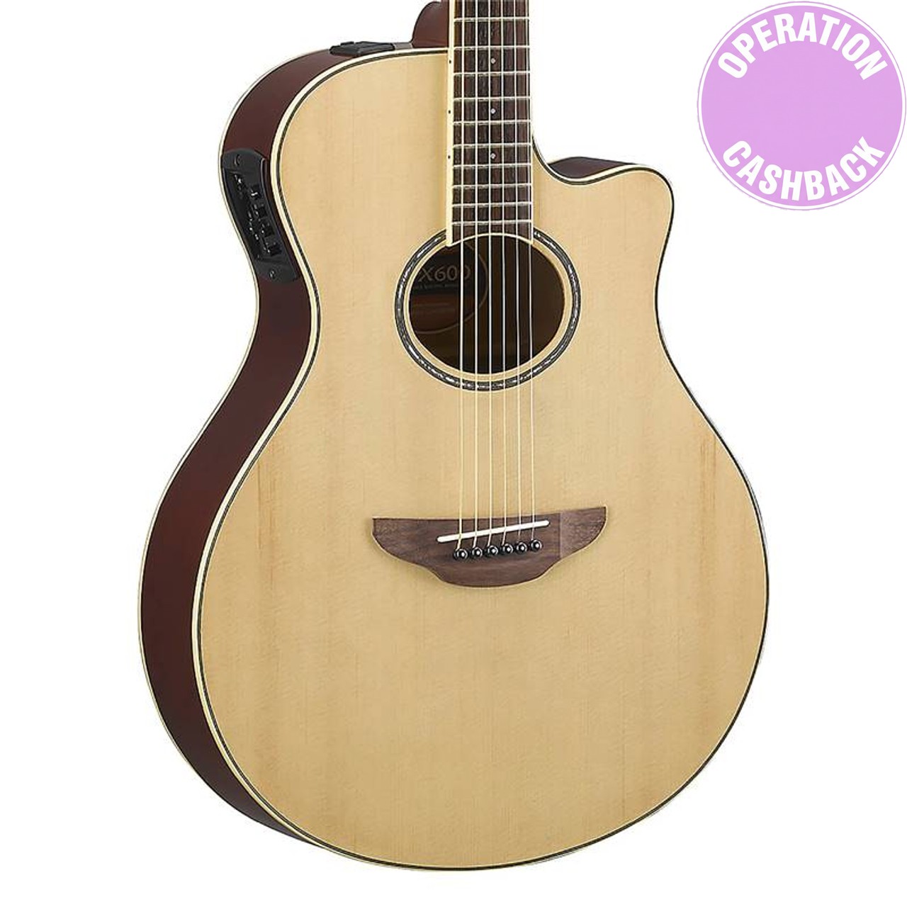 Guitare Folk Electro-acoustique Yamaha APX 600 Nat