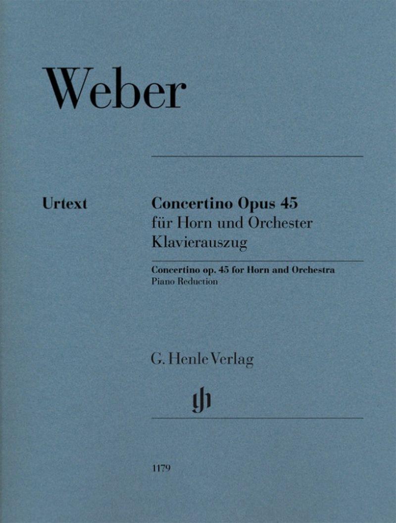 Weber Carl Maria Von - Concertino pour Cor Opus 45 - Cor et Piano