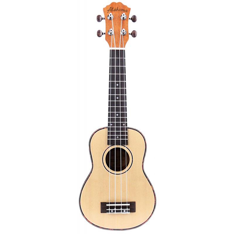 Ukulele Soprano Alabama FZU-07SWD Naturel + Housse