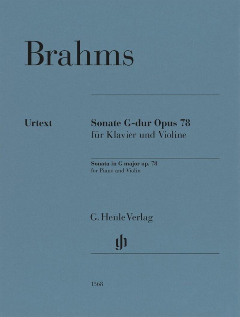 Brahms Johannes - Sonate Opus 78 en Sol Majeur (nouvelle Edition) - Violon et Piano