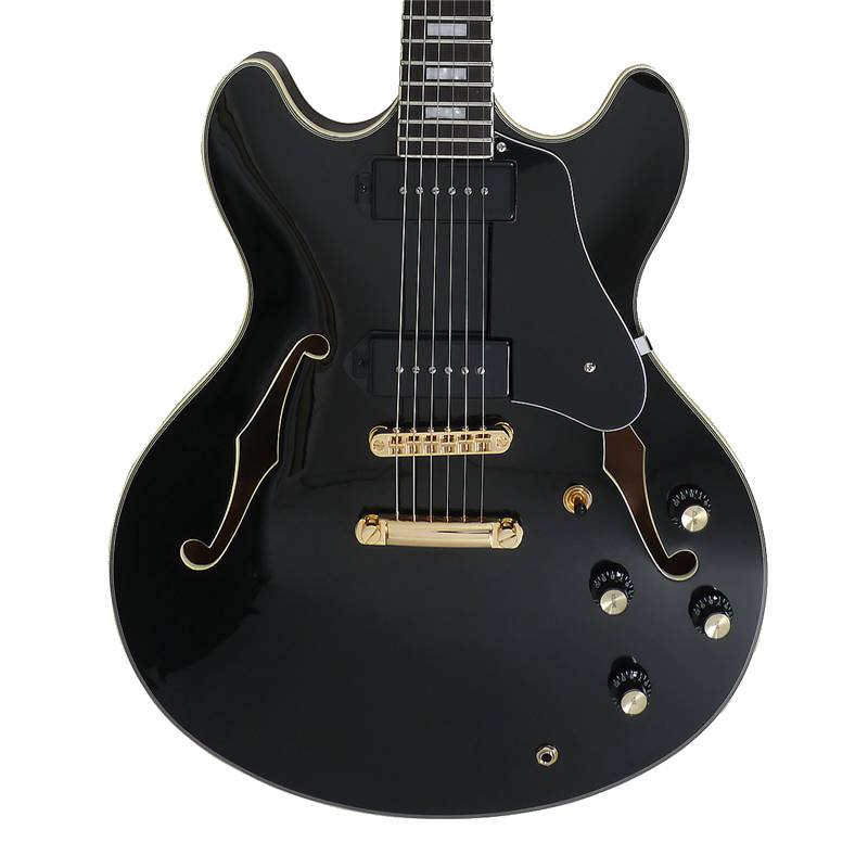 Guitare Electrique Demi-caisse Sire Larry Carlton Lc H7v Bk Vintage Black