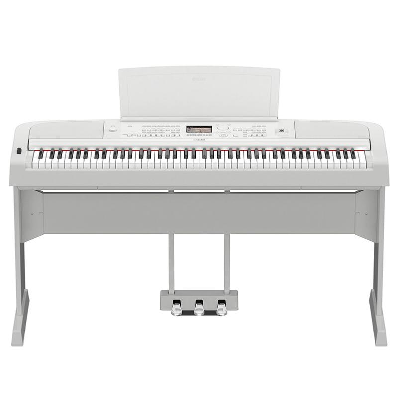 PIANO NUMERIQUE PORTABLE YAMAHA DGX-670 WH PACK+