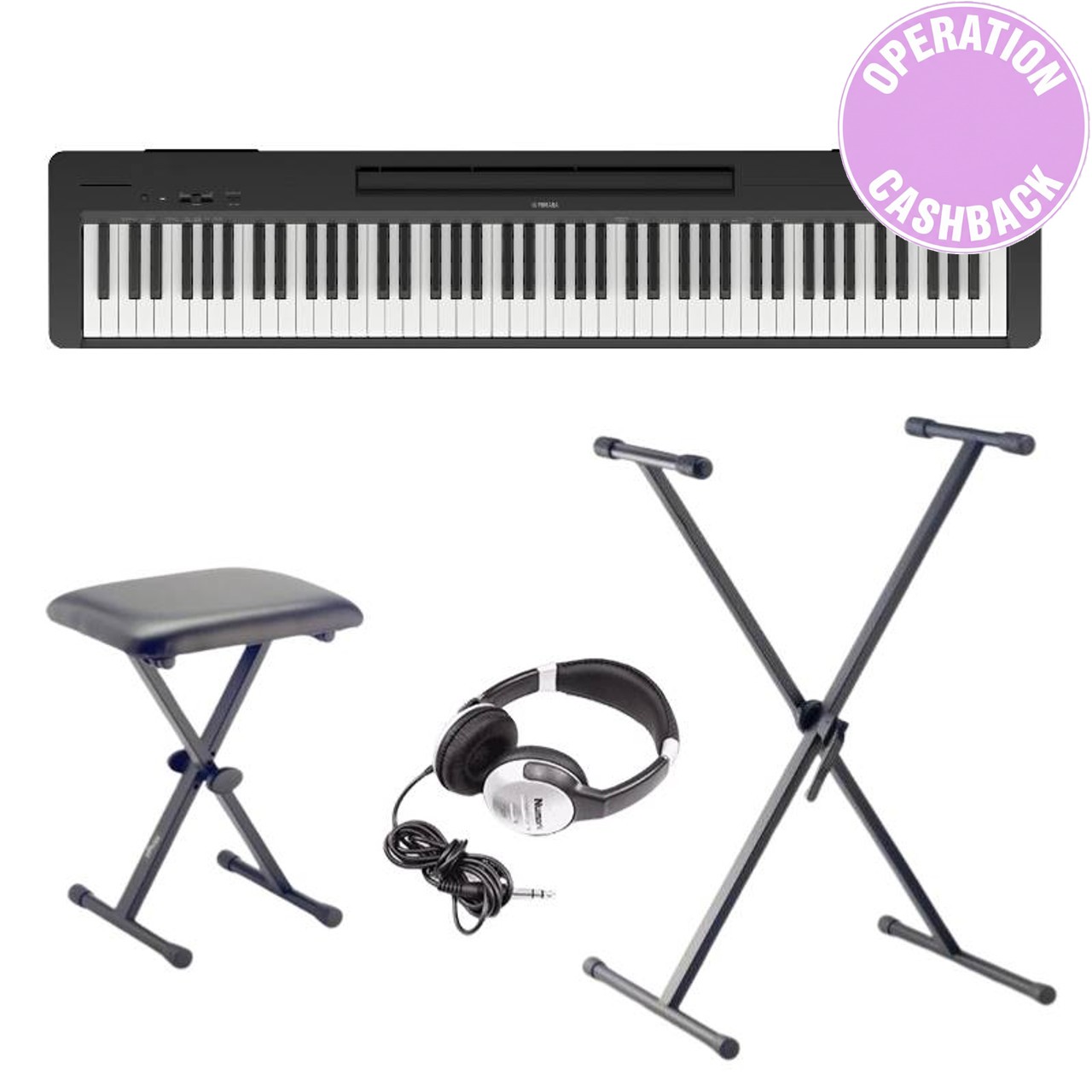 Piano Numérique Portable Yamaha P-225 B Pack