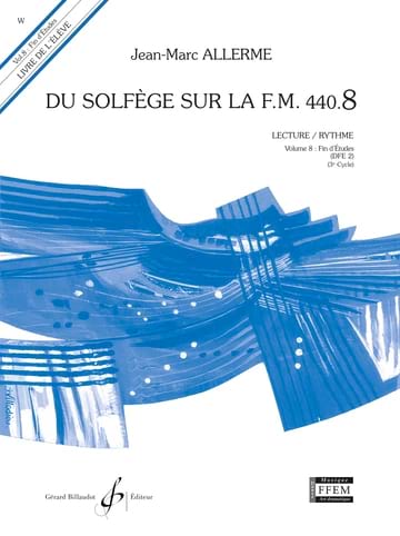 Allerme Jean-Marc - Du Solfege Sur la F.m. 440.8 Lecture/rythme Elève