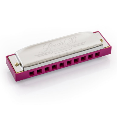 Harmonica Blues Hohner Special 20 C PINK - en Do (Rose)
