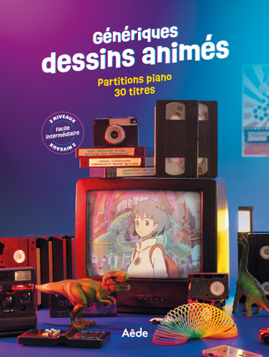 Génériques dessins animés - partition piano - 30 titres
