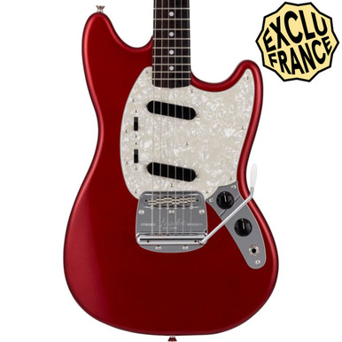 Guitare Electrique Fender Made in Japan Traditional 70's Mustang - Candy Apple Red (Exclu)