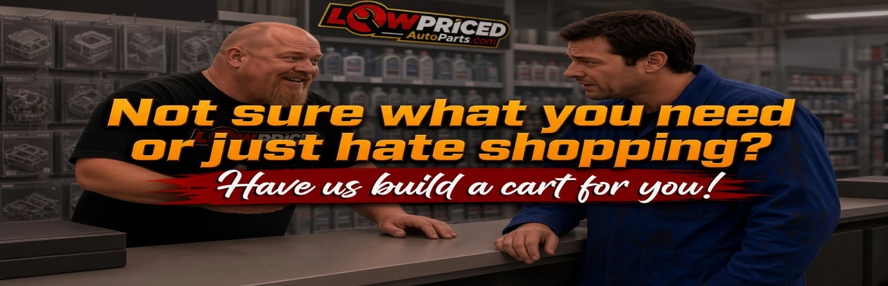 Unsure what you need or just hate shopping? Let us build a cart for you.