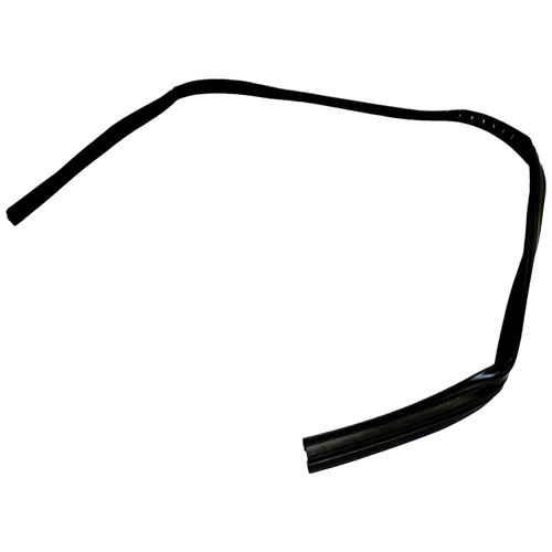Crown Automotive 55395174AA Door Glass Seal for 1997-2006 Jeep TJ Wrangler w/ Full Steel Doors, Left or Right - Black Felt, Rubber