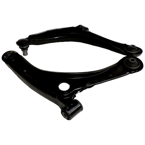 Crown Automotive 5105040K Front Lower Control Arm Set for 2007-2017 Jeep MK Compass, Patriot - Black Rubber, Steel