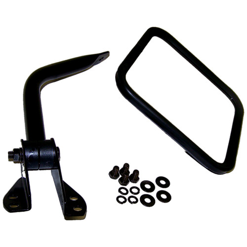 Crown Automotive 5455302K Right Black Arm & Mirror Kit for 1955-1983 CJ-5, 1955-1975 CJ-6, 1976-1986 CJ-7, 1981-1986 CJ-8, & 1987-1995 YJ