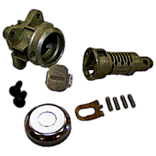 Crown Automotive 5072294AA Door Lock Cylinder for 2002-2007 Jeep KJ Liberty - Bronze, Silver Metal, Plastic, Sold Individually