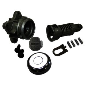 Crown Automotive 5072294AA Door Lock Cylinder for 2002-2007 Jeep KJ Liberty - Bronze, Silver Metal, Plastic, Sold Individually