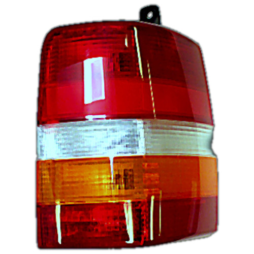Crown Automotive 55155740AA Right Tail Lamp w/ 4 Large Holes for 1997-1998 ZG Grand Cherokee, No Side Holes - Amber, Red, White Plastic