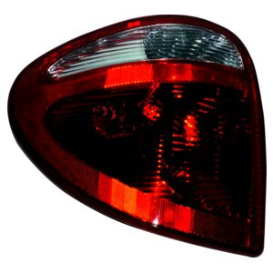 Crown Automotive 68241335AA Left Tail Lamp for 2004-2007 Dodge Caravan, Grand Caravan & Chrysler Town & Country Minivans, Red Plastic