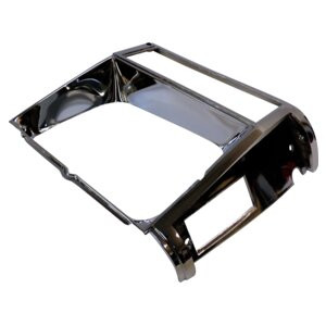 Crown Automotive 55002244 Right Chrome Headlight Bezel for 1984-1990 XJ Cherokee, 1986-1990 MJ Comanche - Chrome Plastic