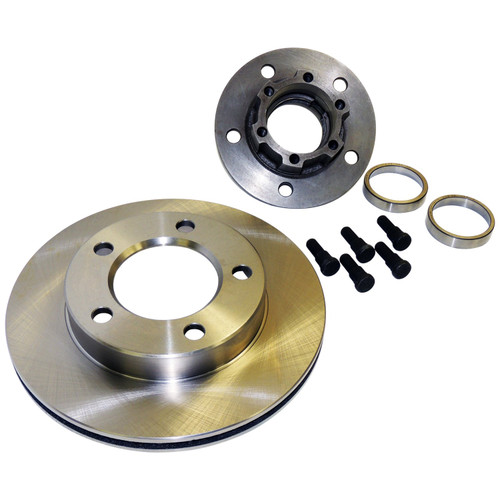 Crown Automotive J5358568 Disc Brake Rotor and Hub Assembly Front Left or Right - Fits 1978-1981 Jeep CJ-5, CJ-6, CJ-7