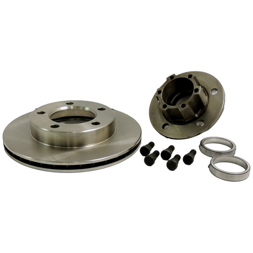 Crown Automotive J5358568 Disc Brake Rotor and Hub Assembly Front Left or Right - Fits 1978-1981 Jeep CJ-5, CJ-6, CJ-7