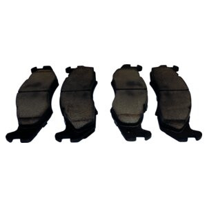 Crown Automotive 83501167TI Front Brake Pad Set for Jeep 82-86 CJ-5, CJ-7, CJ-8, 87-89 YJ Wrangler, 84-89 XJ Cherokee, MJ Comanche w/ 4WD