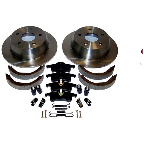 Crown Automotive 52098666K Brake Rebuild Kit Rear Left & Right - Fits 1999-2004 Jeep WJ, WG Jeep Grand Cherokee