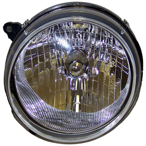 Crown Automotive 55155809AA Left Headlight Assembly for 2002 - 2004 Jeep KJ Liberty, USA and Canada Only, Includes Bulb and Bulb Retainer