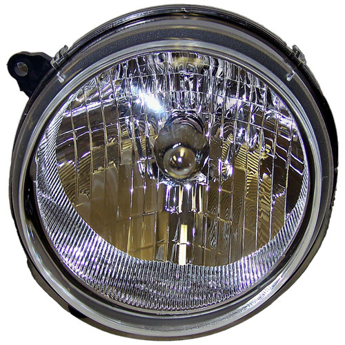 Crown Automotive 55155809AA Left Headlight Assembly for 2002 - 2004 Jeep KJ Liberty, USA and Canada Only, Includes Bulb and Bulb Retainer