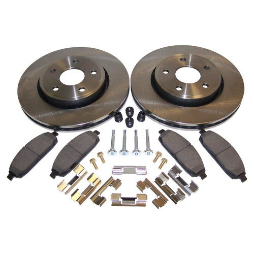 Crown Automotive 52089269K Front Disc Brake Service Kit for Jeep 2005-2010 WK, WH Grand Cherokee w/o SRT8 Package and 2006-2010 XK, XH