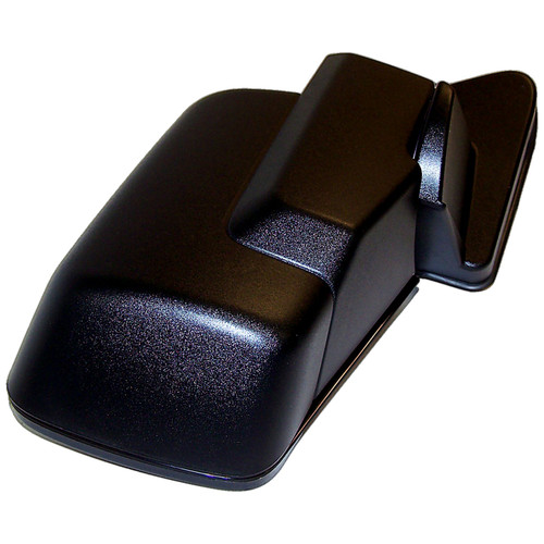Crown Automotive 55396636AD Right Power, Heated, Manual Folding Mirror for 2006-2010 Jeep XK Commander; Black Textured Finish