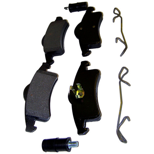 Crown Automotive 5011970MK Rear Brake Pad Master Kit for 1999-2004 WJ, WG Jeep Grand Cherokee, Includes Pad Set, Caliper Pin Kit & Springs