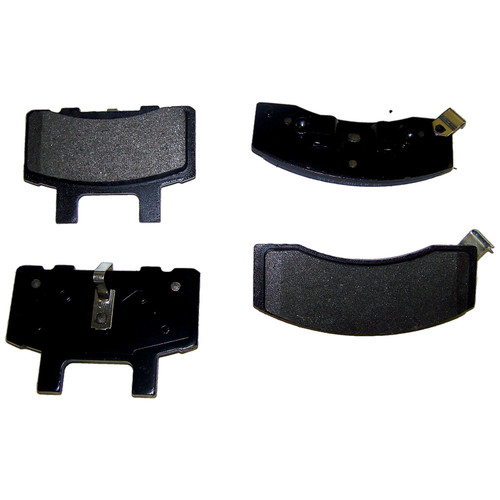 Crown Automotive 5003163AA Front Brake Pad Set for 1997-1999 Dodge Ram 2500 w/ Dana 44 Front Axle - Gray Semi-Metallic