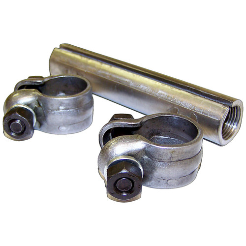 Crown Automotive J3200671 Drag Link Adjuster w/ Clamps for 1972-1986 Jeep CJ-5, CJ-6, CJ-7, CJ-8, C104, SJ, & J-Series - Steel
