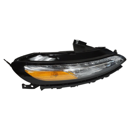 Crown Automotive 68321886AB Right Front Daytime Running, Parking, & Turn Signal Lamp for 2014-2018 Jeep KL Cherokee, Includes Bulbs