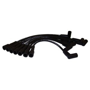 Crown Automotive 83300156 Ignition Wire Set for 1987-1990 Jeep XJ Cherokee, MJ Comanche w/ 4.0L Engine - Black Metal, Rubber