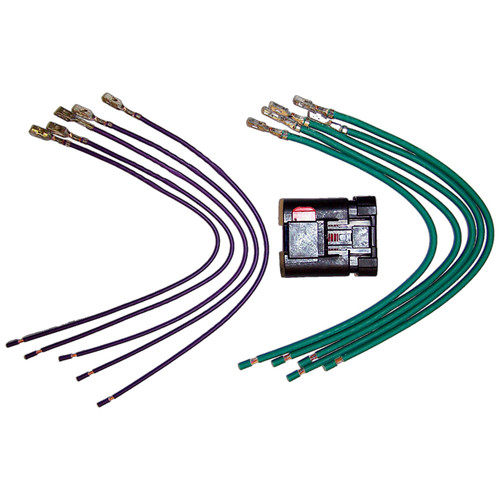 Crown Automotive 5017124AC Blower Motor Resistor Repair Harness for 2006-2010 Jeep XK Commander w/ 5183183AA Resistor