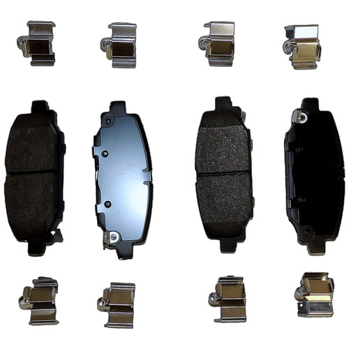 Crown Automotive 68385238AA Rear Brake Pad Set for 2018-2020 Jeep JL Wrangler w/ 12.9" Rear Brake Rotors, Includes Brake Pad Springs