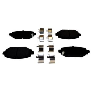 Crown Automotive 68385238AA Rear Brake Pad Set for 2018-2020 Jeep JL Wrangler w/ 12.9" Rear Brake Rotors, Includes Brake Pad Springs