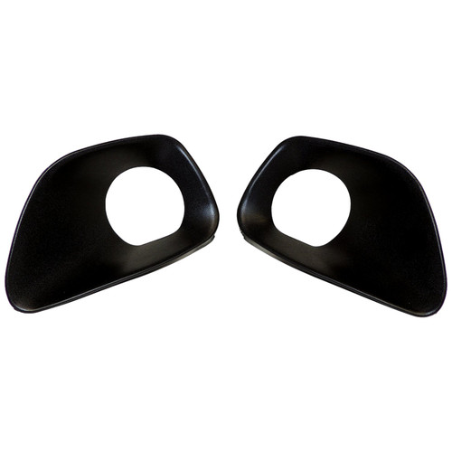 Crown Automotive 68078284K Fog Light Bezel Set for 2011-2013 Jeep WK2 Grand Cherokee - Black Plastic