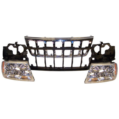 Crown Automotive 55155498K Body Header Panel Front Left & Right - Fits 1999-2003 Jeep WJ Grand Cherokee