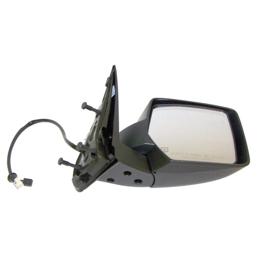 Crown Automotive 57010098AC Right Power, Heated, Manual Folding Mirror w/ One-Touch Up/Down Front Windows for 2008-2010 Jeep KK Liberty;