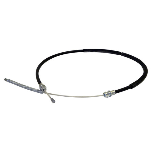 Crown Automotive 52003256 Rear Parking Brake Cable for 1987-1989 Jeep XJ Cherokee, Left or Right - Black Plastic, Rubber, Steel