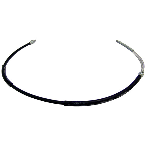 Crown Automotive 52003256 Rear Parking Brake Cable for 1987-1989 Jeep XJ Cherokee, Left or Right - Black Plastic, Rubber, Steel