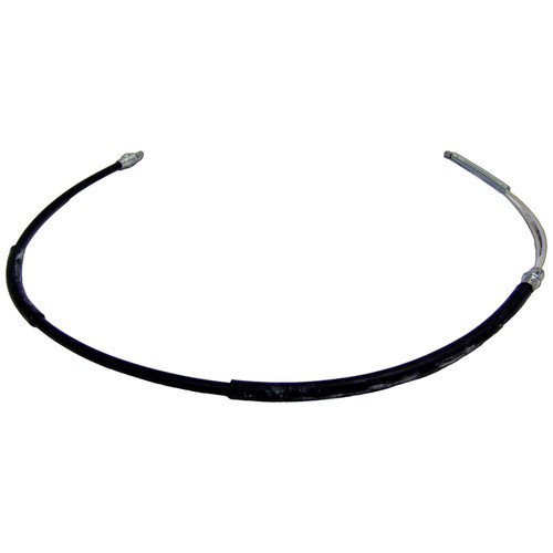 Crown Automotive 52003256 Rear Parking Brake Cable for 1987-1989 Jeep XJ Cherokee, Left or Right - Black Plastic, Rubber, Steel