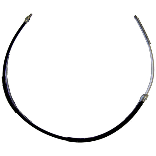 Crown Automotive 52003256 Rear Parking Brake Cable for 1987-1989 Jeep XJ Cherokee, Left or Right - Black Plastic, Rubber, Steel