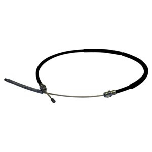 Crown Automotive 52003256 Rear Parking Brake Cable for 1987-1989 Jeep XJ Cherokee, Left or Right - Black Plastic, Rubber, Steel