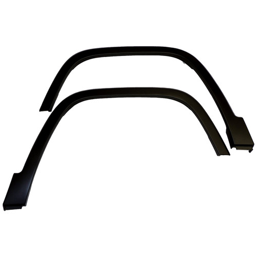 Crown Automotive 68210314K Front Fender Flare Set for 2014-2018 Cherokee w/o Body Colored Fender Flares - Black Plastic