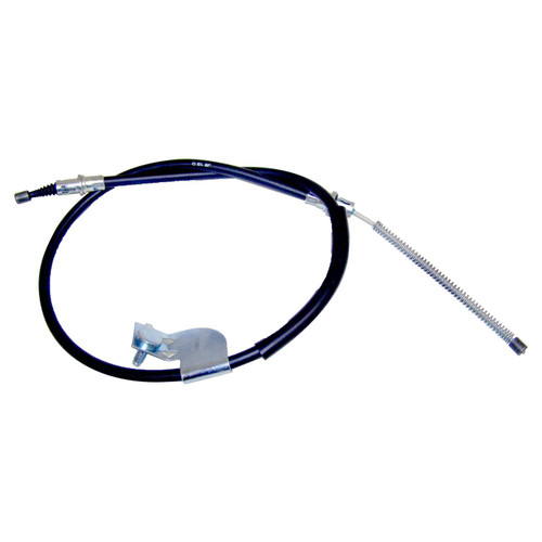 Crown Automotive 52005387 Right Rear Parking Brake Cable for 1993-1996 ZG Grand Cherokee w/ Rear Drum Brakes - Black Plastic, Rubber, Steel