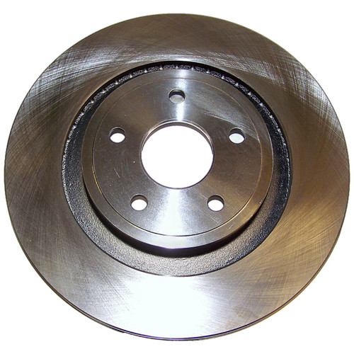 Crown Automotive 5290733AB Front Brake Rotor for 2006-2010 Jeep WK Grand Cherokee w/ SRT8 Package - Silver Cast Iron, Sold Individually